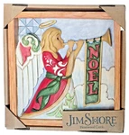 Jim Shore Heartwood Creek Noel Angel & Trumpet Plaque 6009564 Boxed Brand New. Fixed Price $24.95.