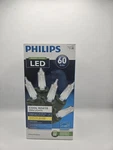 New Philips 60CT Cool White Mini Lights Led 88% Energy Savings 19.6 Ft. Fixed Price $13.46.