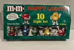 M&m Happy Lights 10 String Christmas Holiday Decor Multi Color Minami Indoor. Fixed Price $31.00.