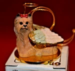 Tiny Ones Yorkshire Terrier Angel Dog Christmas Ornament Conversation Concepts. Fixed Price $12.99.