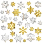 3D Snowflake Wall Decals Christmas Acrylic Mirror Setting Sti.... Fixed Price $16.52.