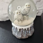 Kcare Snowy Owls Musical Globe/music Box - We Wish You Merry Christmas. Fixed Price $15.00.