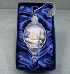 Thomas Kinkade 2006 "holiday Memories" Crystal Christmas Ornament. Fixed Price $24.95.