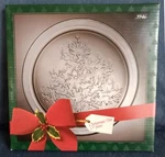 American Glass 13" Christmas Tree Round Platter Original Box #3946. Fixed Price $20.00.
