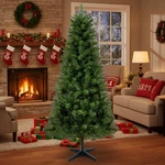 7FT Unlit Artificial Christmas Tree 775 Full Pvc Tips Holiday Decor. Fixed Price $149.25.