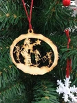 Christmas Natural Wood Tree Ornaments Santa Helpers. Fixed Price $6.95.