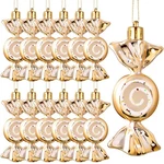 12 Pcs Christmas Candy Ornaments For Tree Decoration Hanging Glitter Ca.... Fixed Price $20.24.