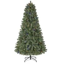 Home Accents Holiday 6.5 Ft Pre-lit Led Festive Pine Art Christmas Tree. Fixed Price $129.99.