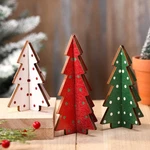 Christmas Decor 3 Pieces Table Rustic Tree Farmhouse Wooden Xmas. Fixed Price $13.91.