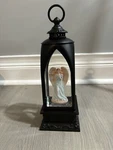 Eldnacele Christmas Snow Angel Globe Lantern W/ Music Lighted Glitter Water. Fixed Price $35.00.