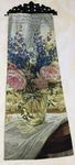 Manual Woodworkers & Weavers Tapestry Wall Panel Floral Psalms 136:1 Top Bracket. Fixed Price $18.87.