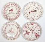 4 Ellen Degeneres Royal Doulton Christmas Accent Plates Red Joy Kindness Peace. Fixed Price $29.99.