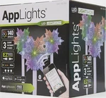 Gemmy Applights Led Lightshow 3 Snowflake Pathway Stake 20.28 Inch Nib. Fixed Price $134.99.
