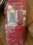 Holiday Home Red Standing Christmas Tree Bag, 90 Long X 56 Diameter, New. Fixed Price $13.44.