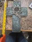 Wall Dicksons Bless This Familycross Story 10 Inch Teal/silverresin New!. Fixed Price $14.99.