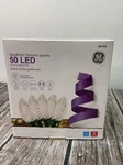 New Ge Staybright 50-COUNT 24.5-FT Sparkling Warm White C9 Led Plug-in Christmas. Fixed Price $35.00.