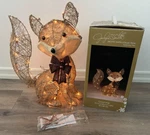 Jaclyn Smith Collection Gold Fox 24" Prelit Christmas Yard Decor Incandescent. Fixed Price $49.99.