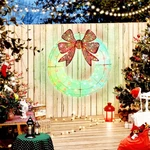 Outsunny 36 In Lighted Christmas Wreath, Holiday Decor With Dual Color Led. Fixed Price $74.99.