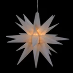 Northlight 12" White B/o Led Moravian Star Hanging Christmas Decor. Fixed Price $31.49.