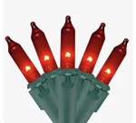 100 Ct Red Mini Christmas Valentines Lights 21 Ft Holiday Weddings Incandescent. Fixed Price $11.88.