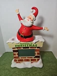 Large Digital Hallmark Tabletop Santa Countdown Christmas Clock Works 15.5". Fixed Price $85.95.