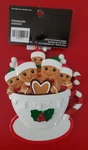 Christmas Personalized Tree Ornament Family Of 5 In Cup The Shoppe. Fixed Price $17.71.