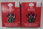 Holiday Time Incandescent Christmas String Light 21" Multicolor 100-COUNT Pack. Fixed Price $23.98.