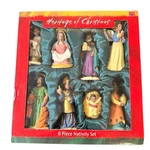 Heritage Of Christmas 8 Piece Nativity Figurine Set, Walmart. Fixed Price $24.00.