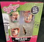Christmas Story Shot Set Of 4 Glasses New In Box 1.5OZ Icup Glassware. Fixed Price $14.99.