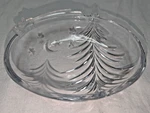 Studio Nova Crystal Candy Dish Starry Night 7" Oval Vintage Holiday Bowl. Fixed Price $16.00.