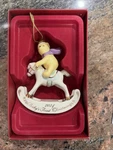 Lenox Disney 2024 Winnie Pooh Baby 1ST Christmas Rocking Horse Ornament. Fixed Price $24.97.