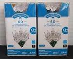 120 Christmas Cool White Diamond Faceted C6 Teardrop Led String Lights New. Fixed Price $20.99.