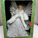 Fiber Optic Angel Home Accent Decor - Santas Workbench 2002 16" Boxed. Fixed Price $24.00.