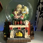 Kcare Whimsical Snow Globe Plays "we Wish You Merry Christmas" Santa And Child. Fixed Price $15.99.