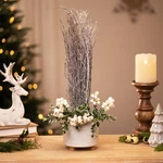 Northlight 14" Rustic Natural Twig Frost Glitter Standing Christmas Table Decor. Fixed Price $13.49.