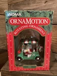 Vtg 1989 Noma Ornamotion Christmas Rotating Ornament Santa Golf Cart Box. Fixed Price $8.97.