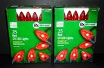 New Home Accents Holiday 25 Red C9 Led Lights Light, Super-bright (2 Boxes). Fixed Price $34.98.