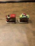 Spode Xmas Train Set Salt & Pepper Shakers. Fixed Price $18.99.
