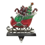 Kurt S. Adler 7.50IN Sleigh Stocking Hanger, Metal, Presents Tree H1618. Fixed Price $68.99.