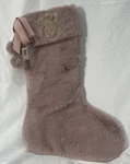 Victorias Secret Christmas Stocking 2024 Blush Pink Mauve Limited Exclusive Fwp. Fixed Price $14.95.