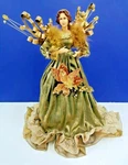 16" Roman Green Angel Christmas Tree Topper Decorations 39815GR New Wow!. Fixed Price $44.95.