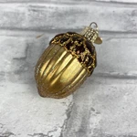 Old World Christmas Acorn Blown Glass Ornament 28075 Tree Decoration. Fixed Price $13.64.