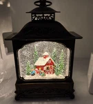 Raz Imports Lighted Christmas Water Lantern 11 Inch Brown Holiday New Open Box. Fixed Price $48.97.