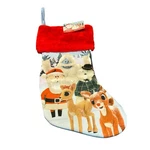 The Red-nosed Reindeer Christmas Stocking RUDOLPH,CLARICE,SANTA,14 Nwt. Fixed Price $13.60.