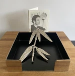 Michael Aram Bamboo Cocktail Napkin Holder. Fixed Price $54.00.