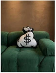 Big Money Bag Plush Pillow Funny Dollar Sign Throw For Bedroom,car,sofa. Fixed Price $29.99.
