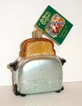 2015 - Retro Toaster Old World Christmas Glass Ornament New W/tag 32234. Fixed Price $14.99.