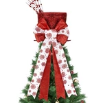 Poen Christmas Tree Topper Hat Shiny 7.9 Inches (h) X 9.8 (w), Red. Fixed Price $31.70.