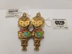 Lot Of 2 Star Wars C-3PO Christmas Tree Ornament By Hallmark Disney Metal 3". Fixed Price $19.99.