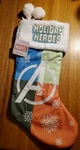 Kohl's St. Nicholas Square Marvel Holiday Heroes Avengers 19" Christmas Stocking. Fixed Price $7.97.